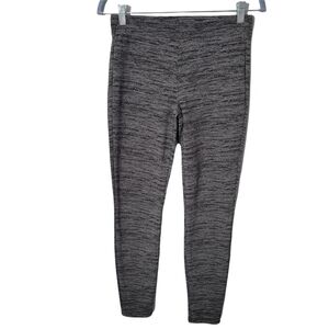 A.N.A A New Approach Gray Black Spacedye Lined Leggings